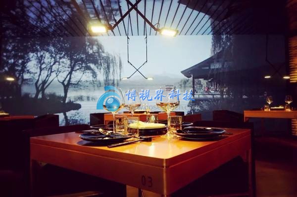 杭州宴西湖3D全息餐廳-博視界科技